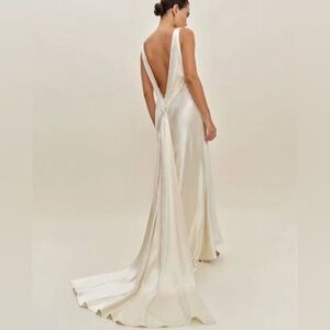 Reformation Margot Silk Dress